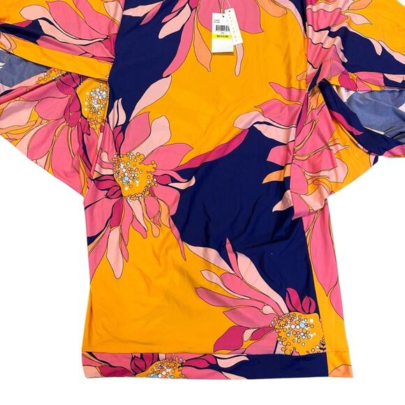 NEW Trina Turk Breeze Classic  Floral Tunic Size Medium - Picture 3 of 9